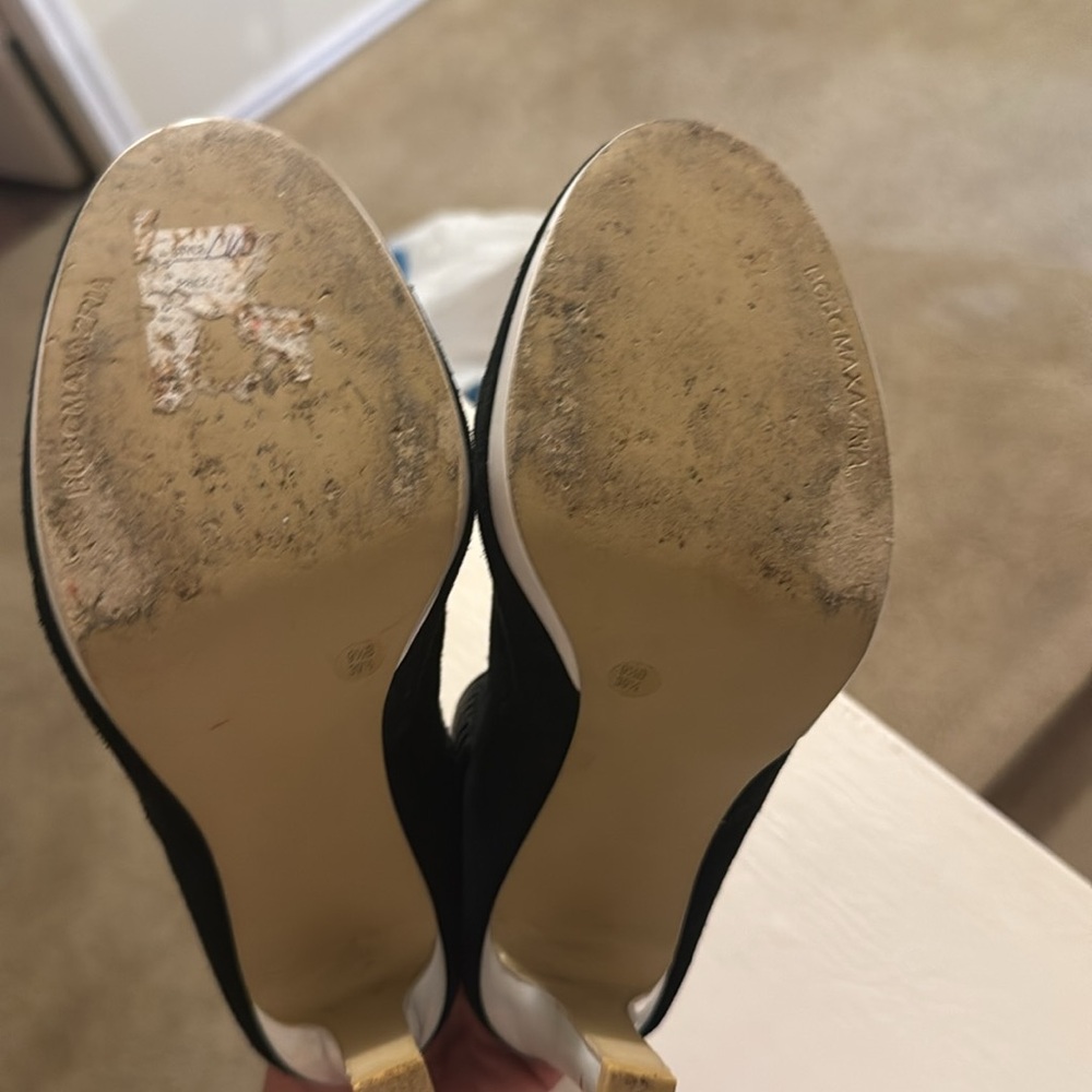 Leather BCBG mule heels - Picture 4 of 5